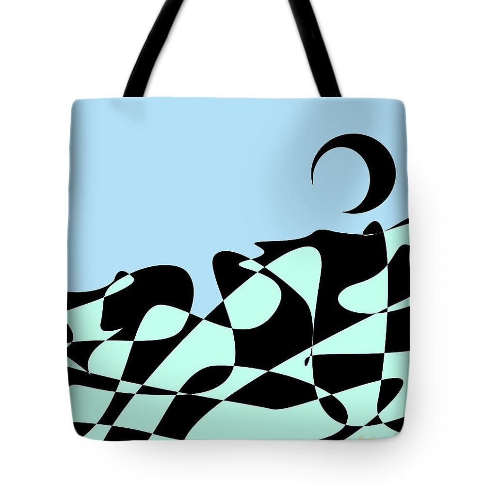 Postmodernism Tote Bag featuring the digital art Earth from the Outer Atmosphere by David Bridburg