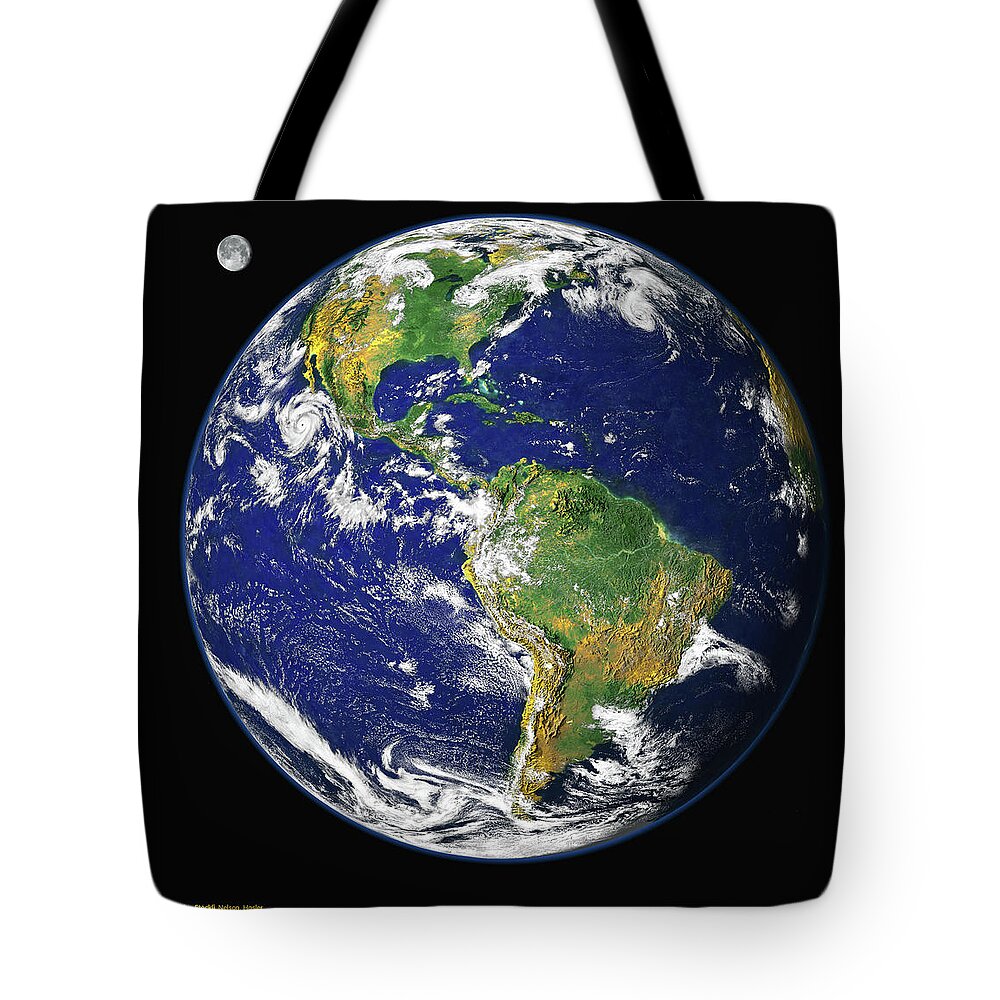 Earth Tote Bag featuring the photograph Earth - The Blue Marble by Eric Glaser