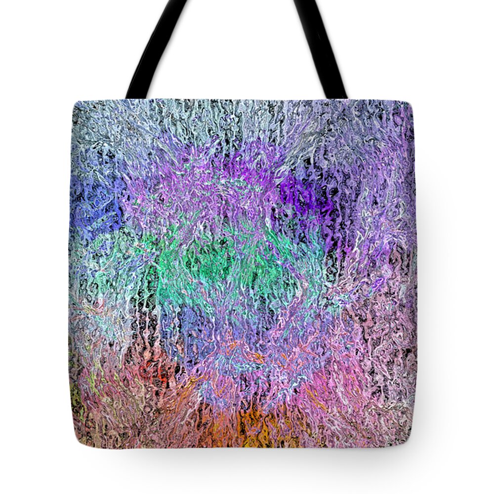 Easter Tote Bag featuring the digital art Easter in the Park by Matthew Lindley