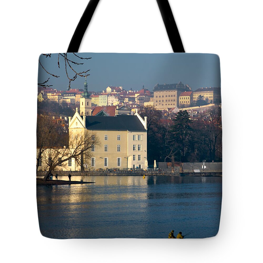 Lawrence Tote Bag featuring the photograph Eastern European Fishing by Lawrence Boothby