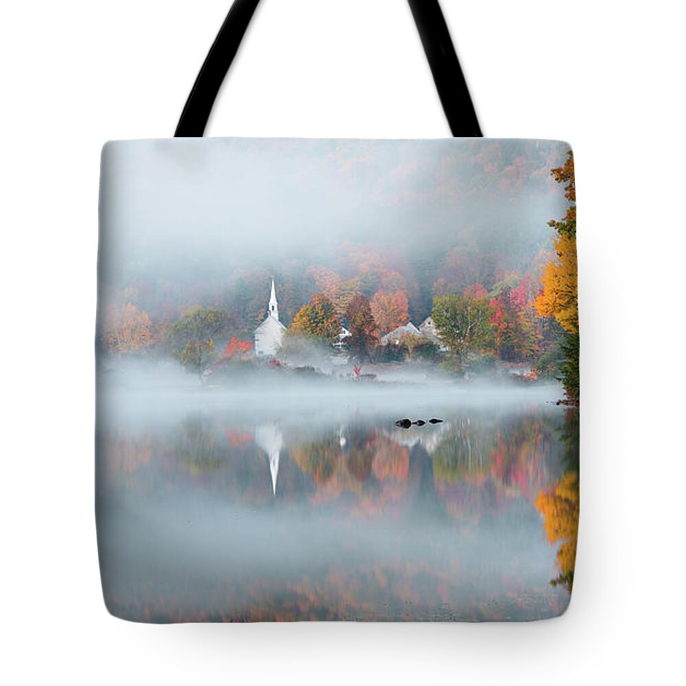 Crystal Lake Tote Bag featuring the photograph Eaton, NH by Robert Clifford