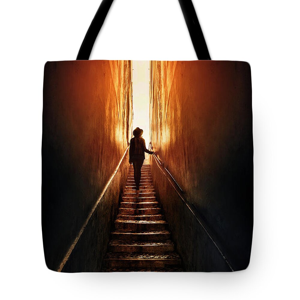 Kremsdorf Tote Bag featuring the photograph Echoes In The Dark by Evelina Kremsdorf