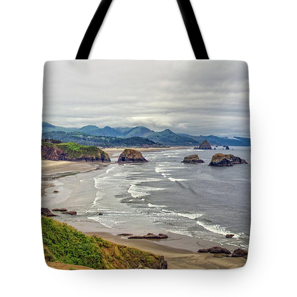  Tote Bag featuring the tapestry - textile Ecola State Park, OR by Dennis Bucklin