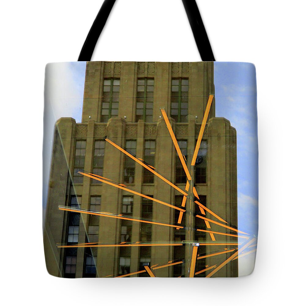 Montreal Tote Bag featuring the photograph Edifice Aldred by Randall Weidner
