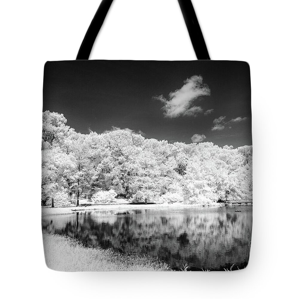 Ir742nm Tote Bag featuring the photograph Edisto Memorial Gardens by Charles Hite