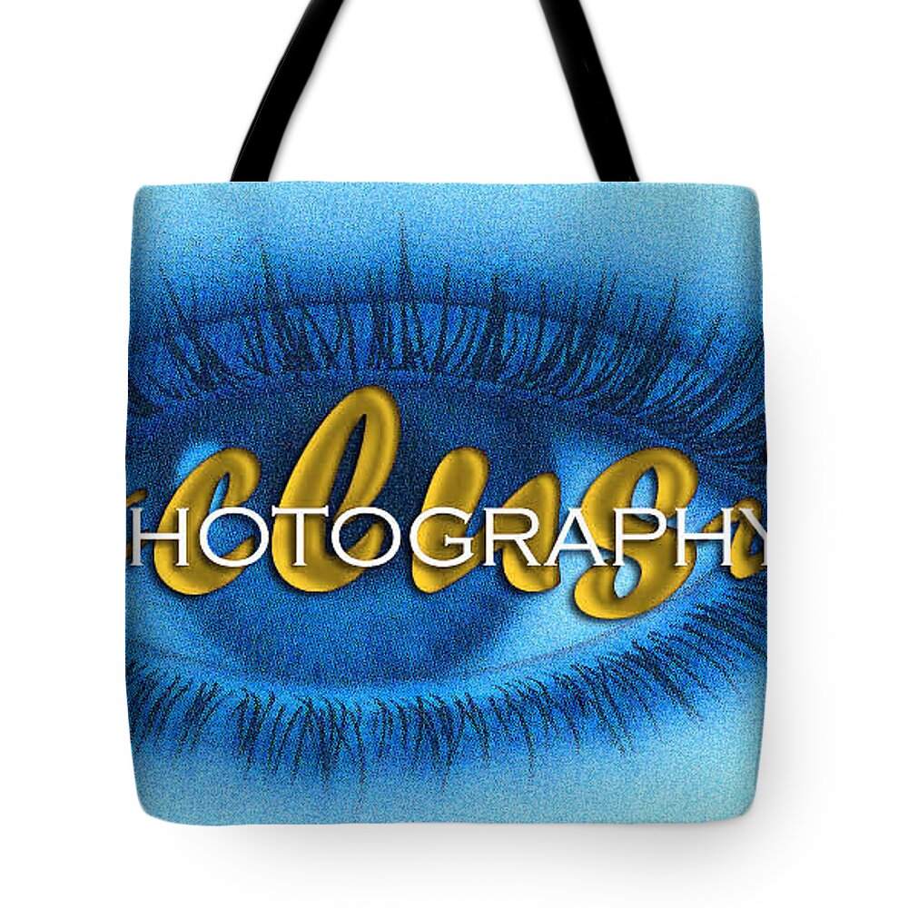 Eye Tote Bag featuring the digital art EE PHOTOGRAPHY - The Brand by Ee Photography