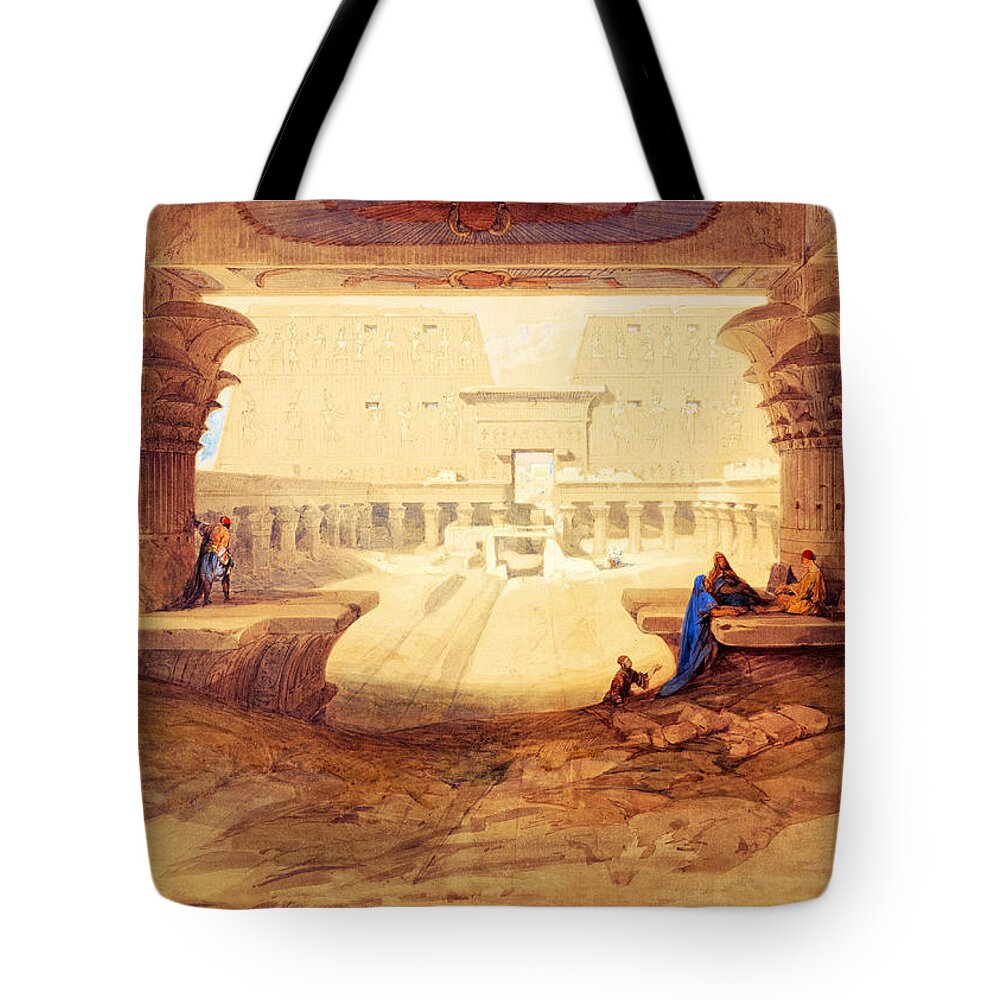 David Roberts Tote Bag featuring the photograph Egypt Gathering by Munir Alawi