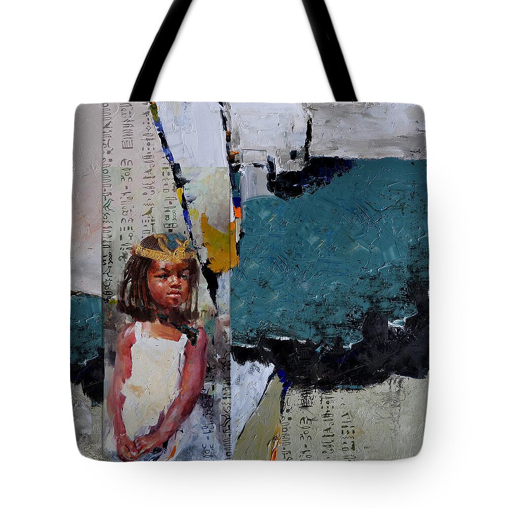 Egypt Tote Bag featuring the painting Egyptian Culture 50b by Corporate Art Task Force