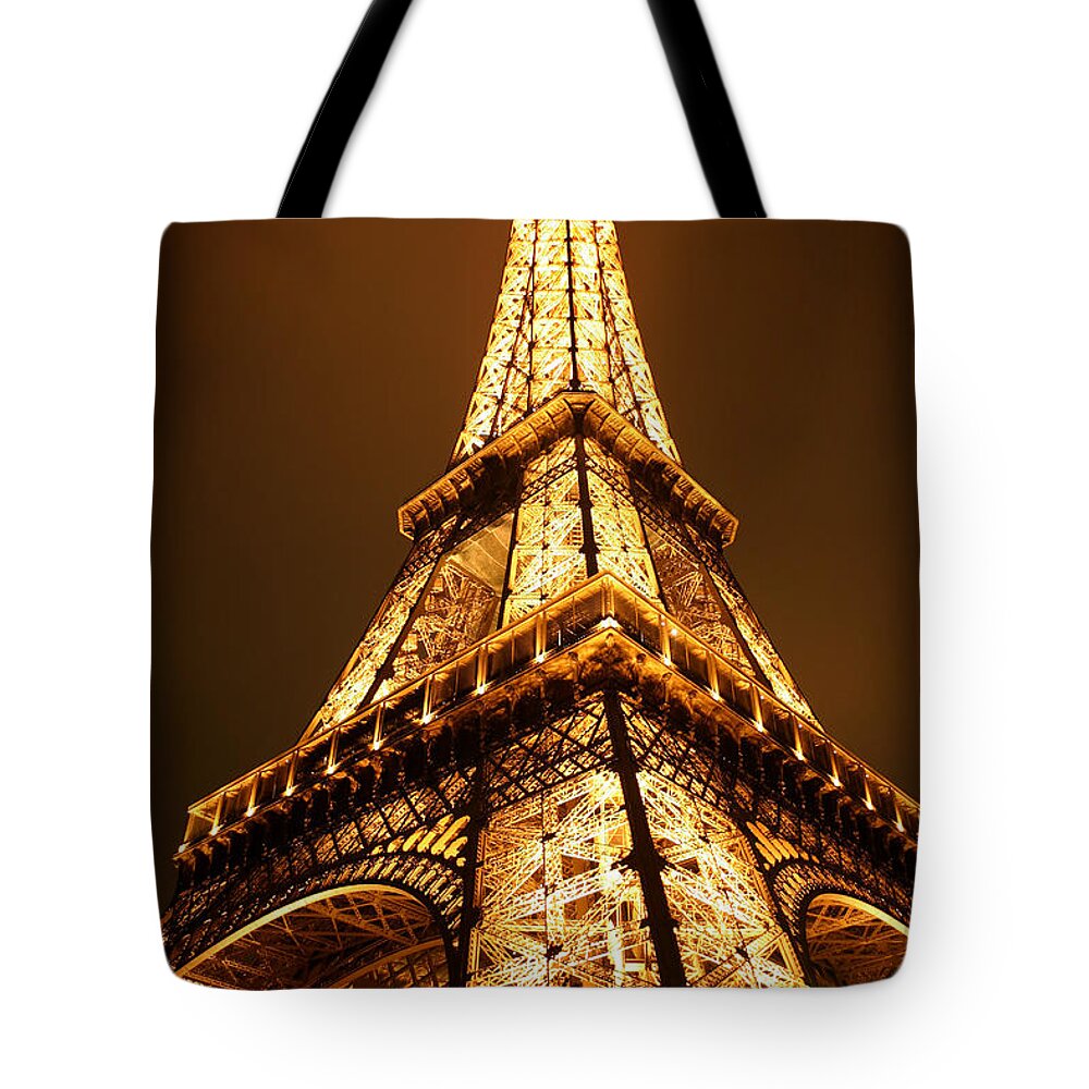 Eiffel Tote Bag featuring the photograph Eiffel by Skip Hunt