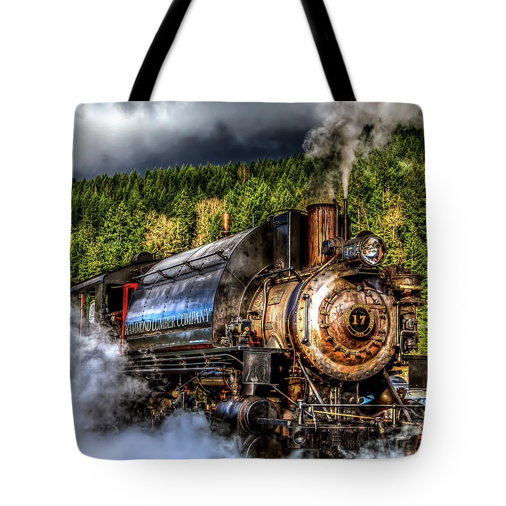 Mt Tote Bag featuring the photograph Elbe Steam Engine #17 HDR by Rob Green