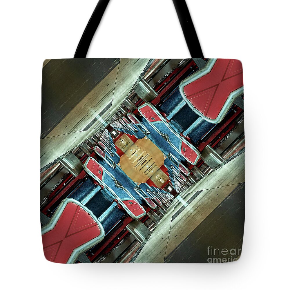 Train Tote Bag featuring the photograph Upside Down Train by Phil Perkins