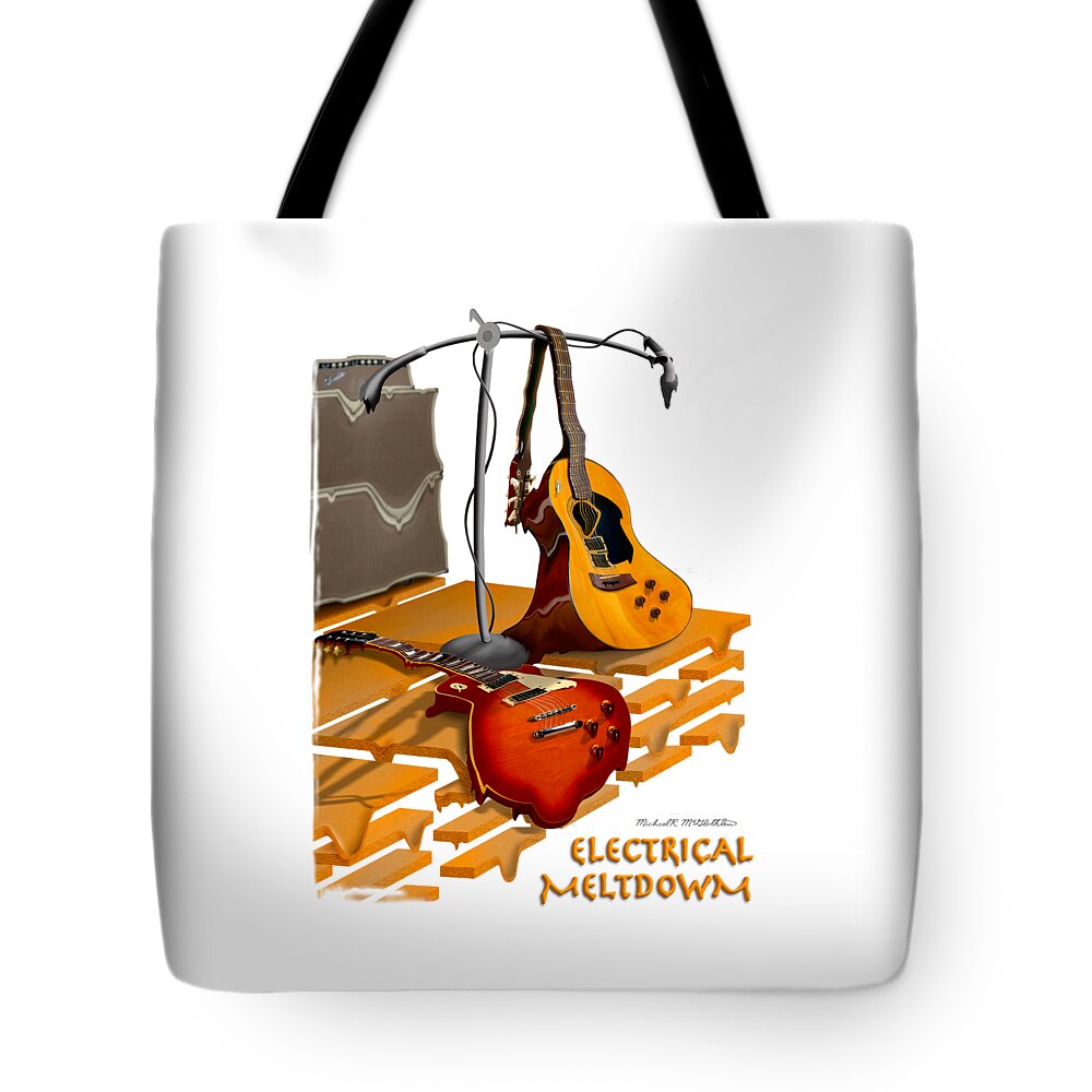 T-shirt Tote Bag featuring the photograph Electrical Meltdown SE by Mike McGlothlen