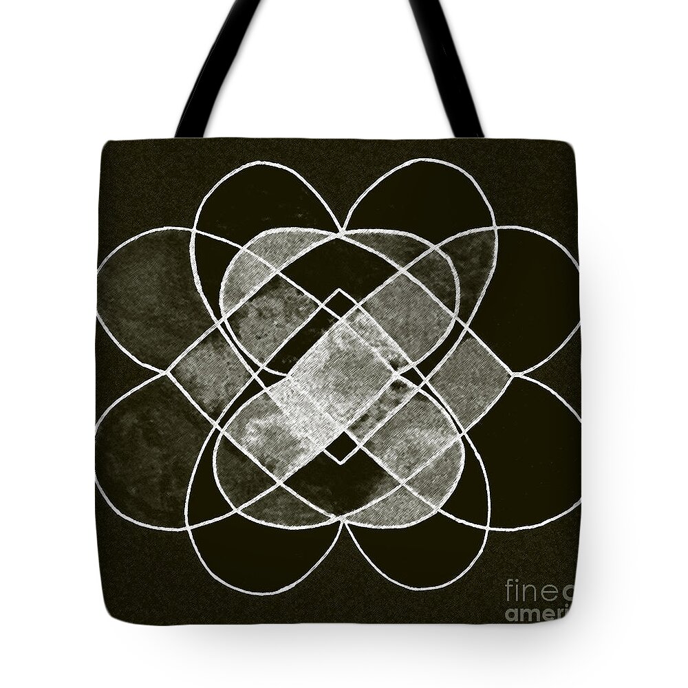 Elemental Tote Bag featuring the digital art Elemetal Matrix by Norma Appleton