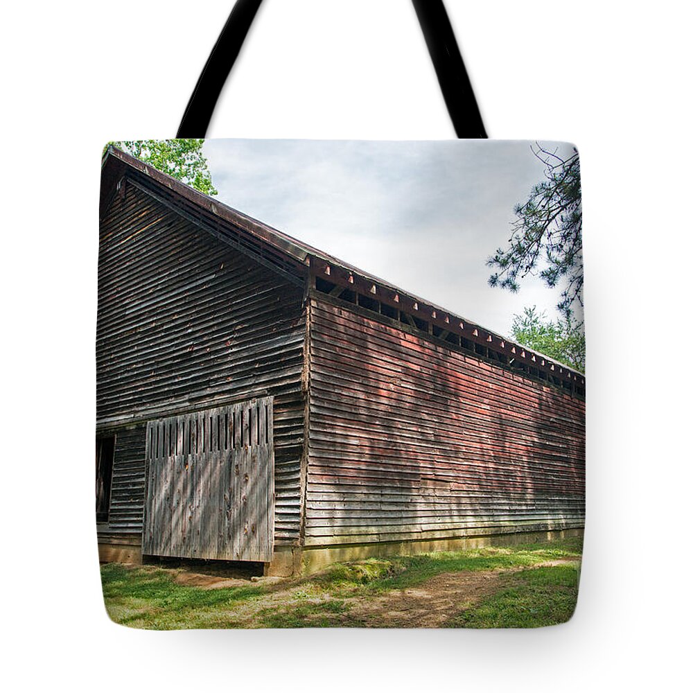 Cades Cove Tote Bag featuring the photograph Elijah Oliver place by Fred Stearns