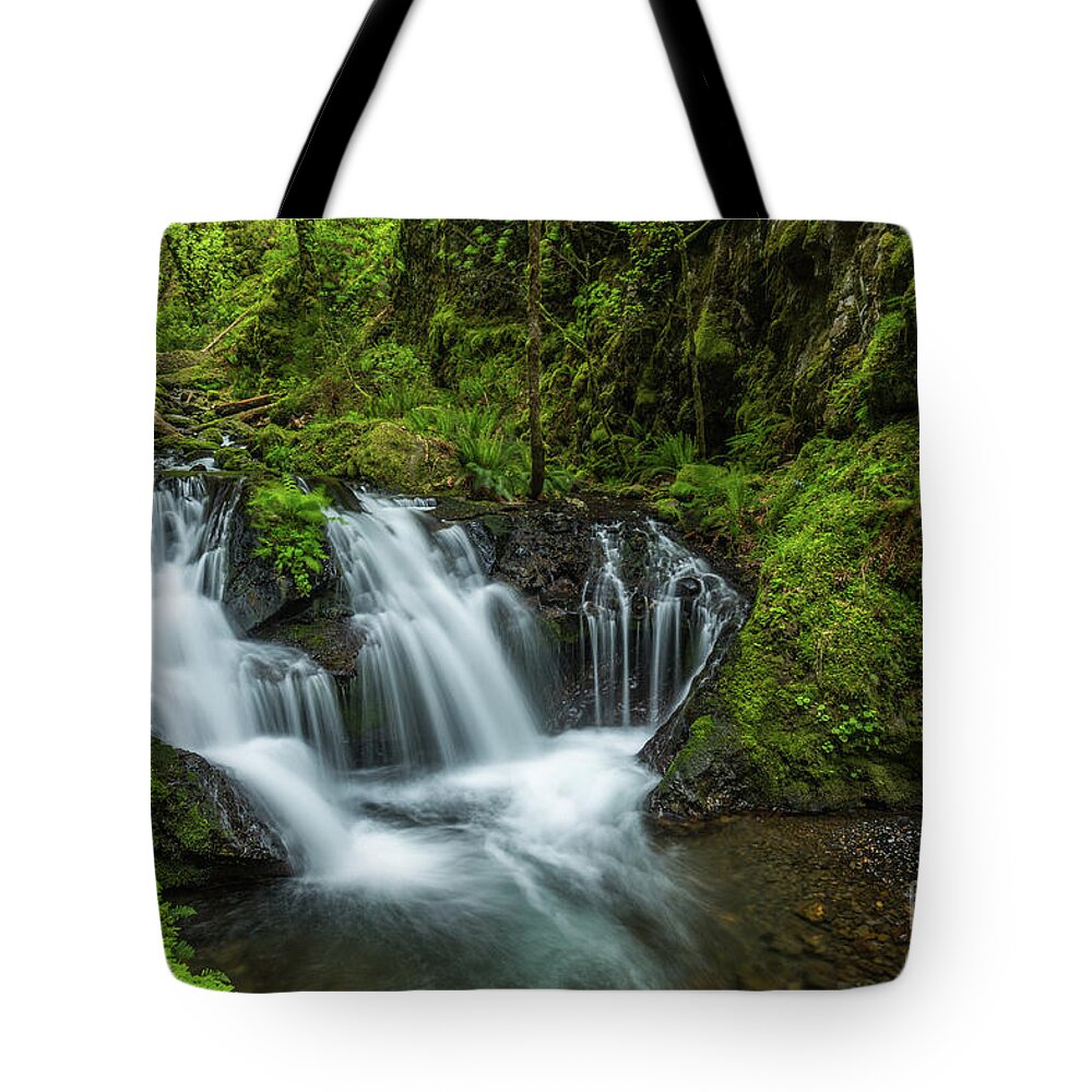 2016 Tote Bag featuring the photograph Emeral Falls Waterscape Art by Kaylyn Franks by Kaylyn Franks
