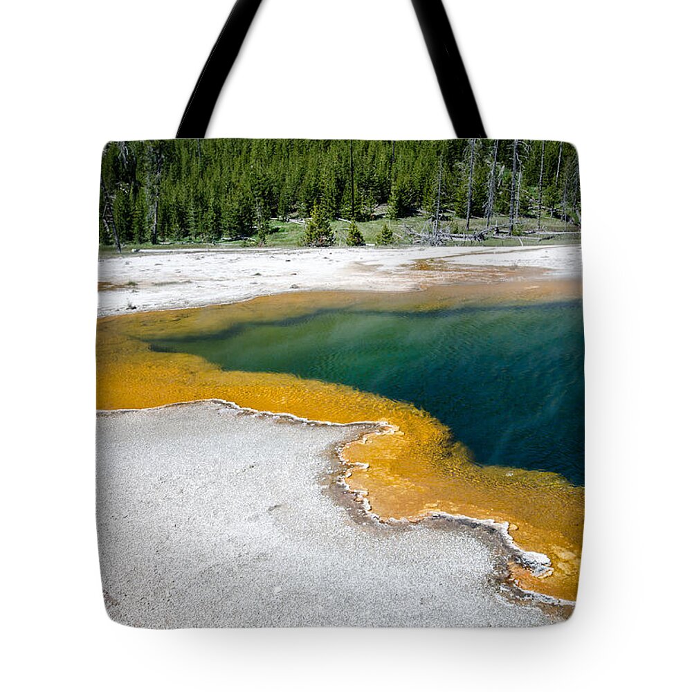 Emerald Pool Tote Bag featuring the photograph Emerald Pool by Crystal Wightman