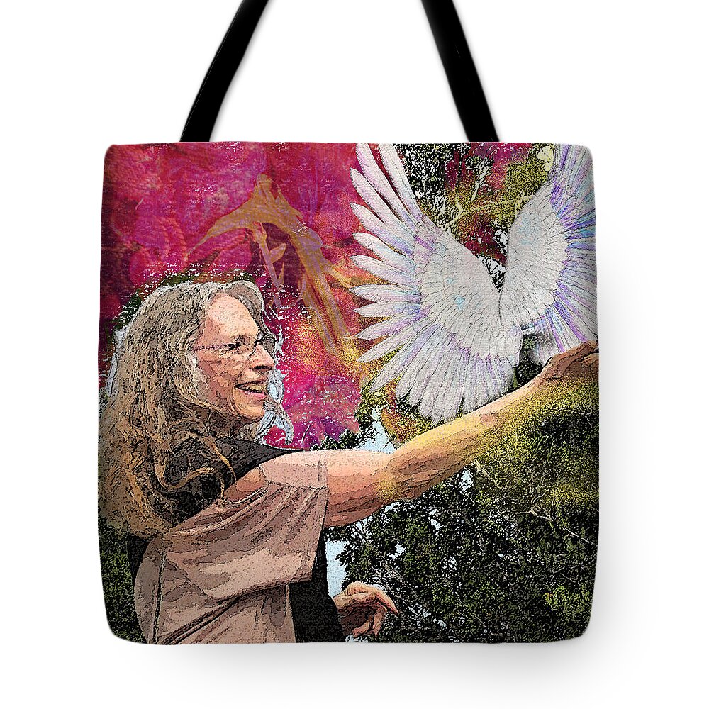 Women's Issues Tote Bag featuring the photograph Emerging Women Series 5 by Feather Redfox