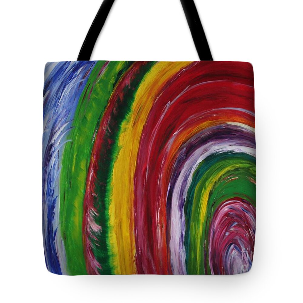 Emotions Tote Bag featuring the painting Emotions by Sarahleah Hankes