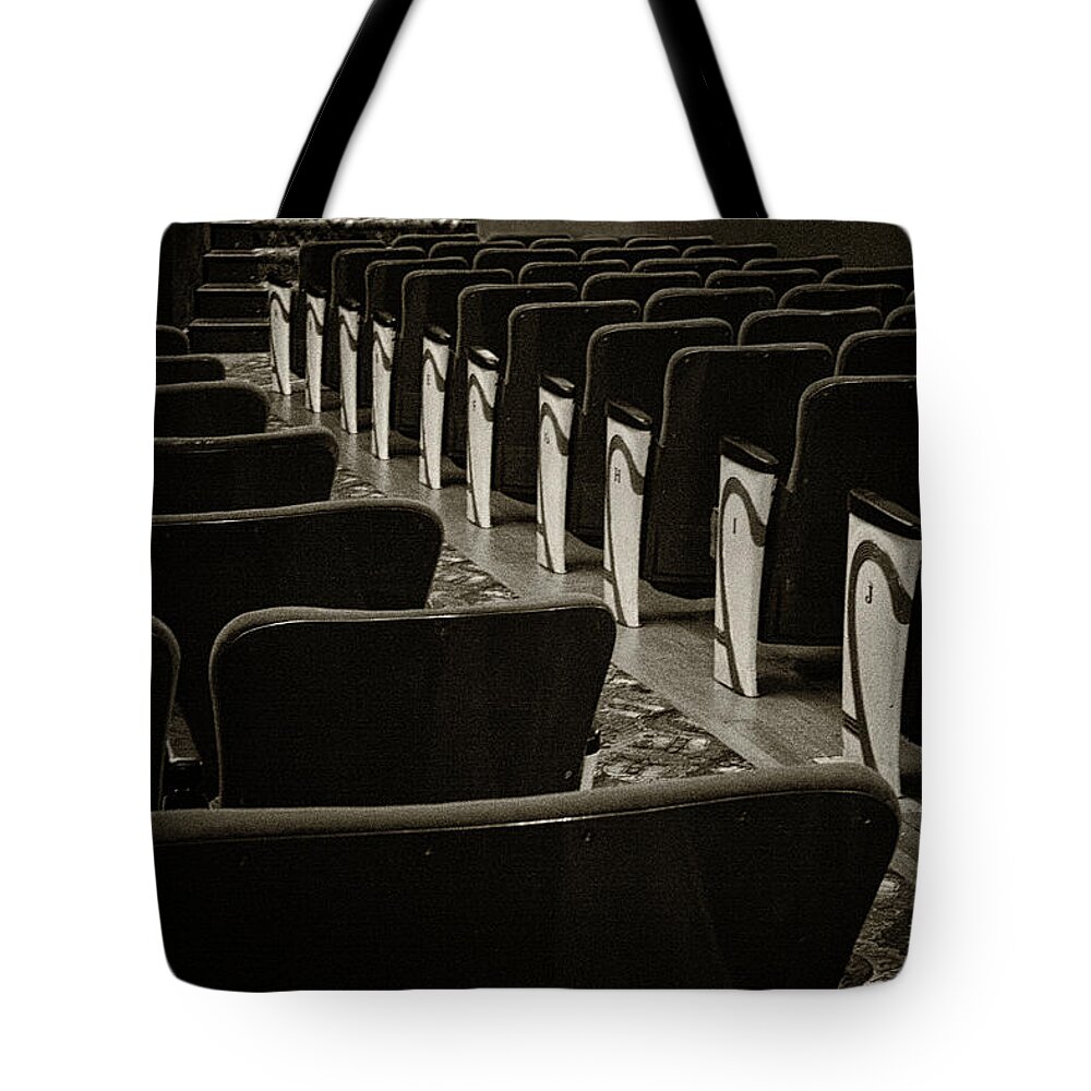 Empress Theatre Tote Bag featuring the photograph Empress Theatre - 365-333 by Inge Riis McDonald