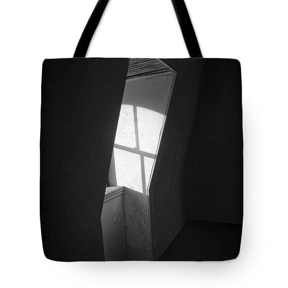 Architecture Tote Bag featuring the photograph Empty Room II BW by David Gordon