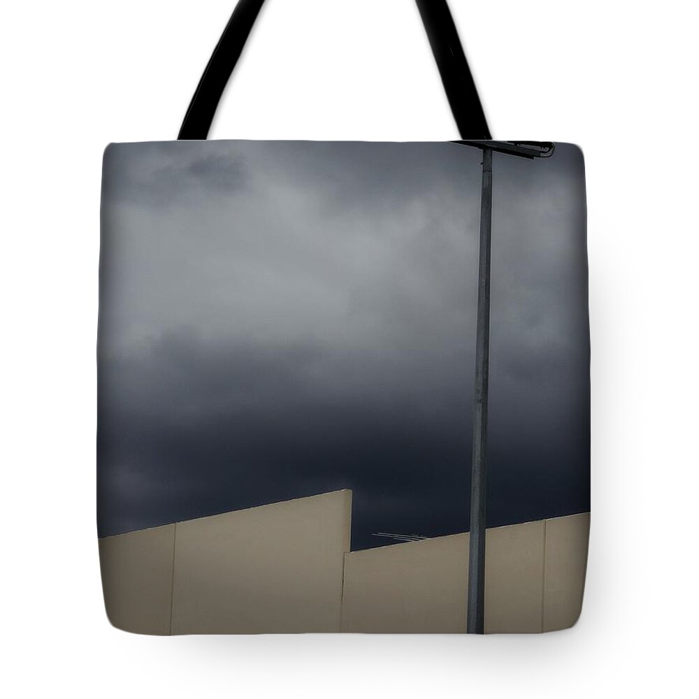 Minimalist Image Tote Bag featuring the photograph Empty Threat by Denise Clark