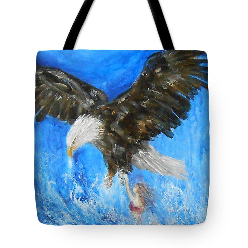 Mystical Tote Bag featuring the painting Enchantment by Jane See