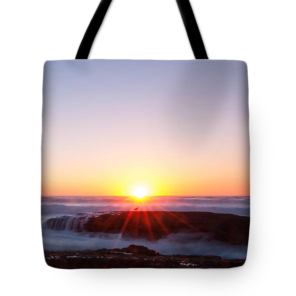 Landscape Tote Bag featuring the photograph End Of Another Day by Catherine Lau