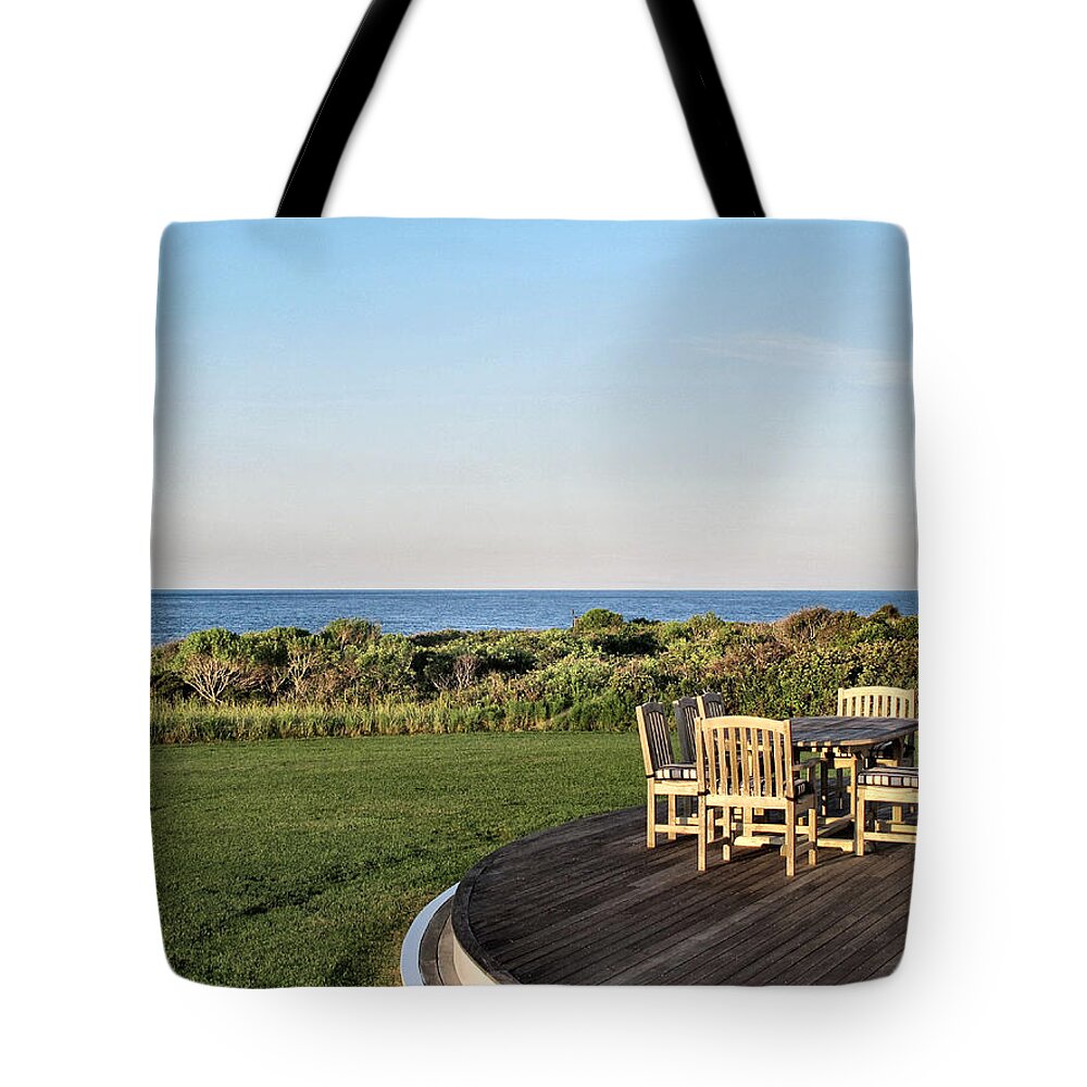 Nantucket Tote Bag featuring the photograph End of Season by Lin Grosvenor