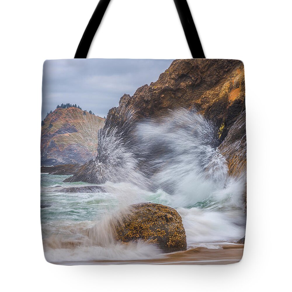 Beach Tote Bag featuring the photograph End of the Road by Darren White