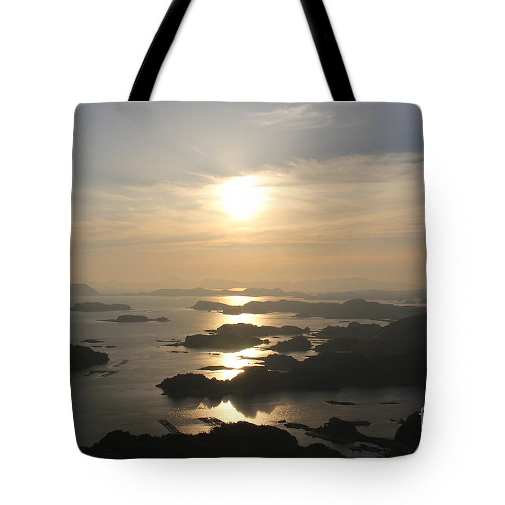 Sunset Tote Bag featuring the photograph Ending of the Day 1 by Yumi Johnson