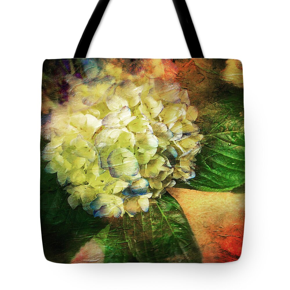 Hydrangeas Tote Bag featuring the mixed media Endless Summer by Colleen Taylor