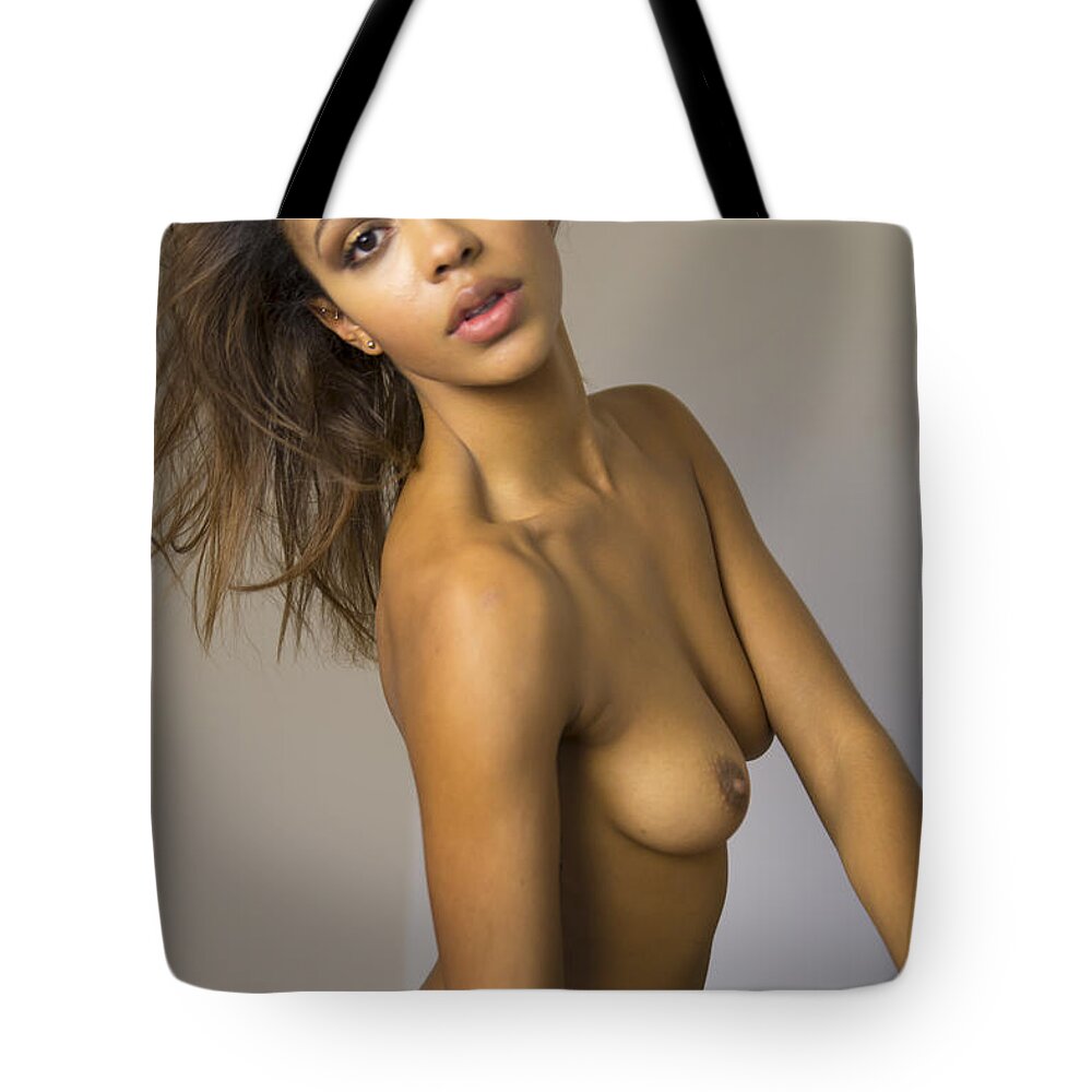 Helmut Newton Tote Bag featuring the photograph Engaged by Stephen Vann