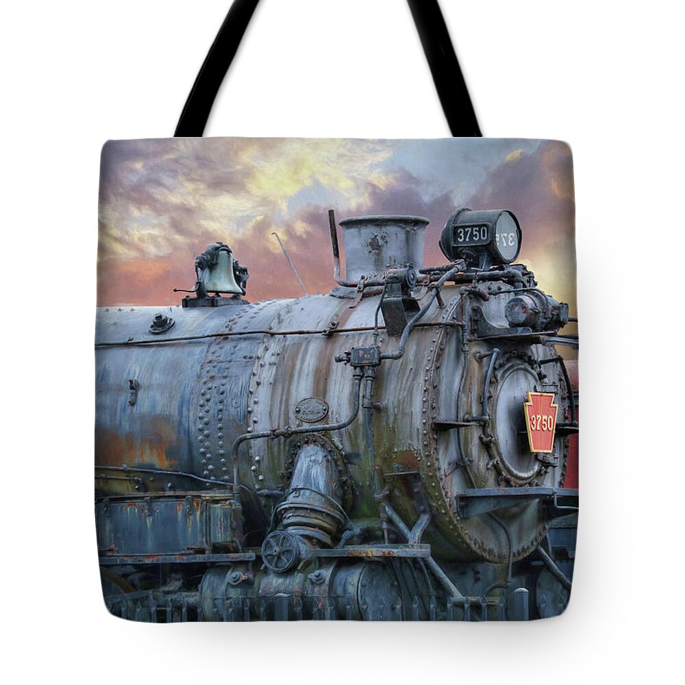 Train Tote Bag featuring the photograph Engine 3750 by Lori Deiter