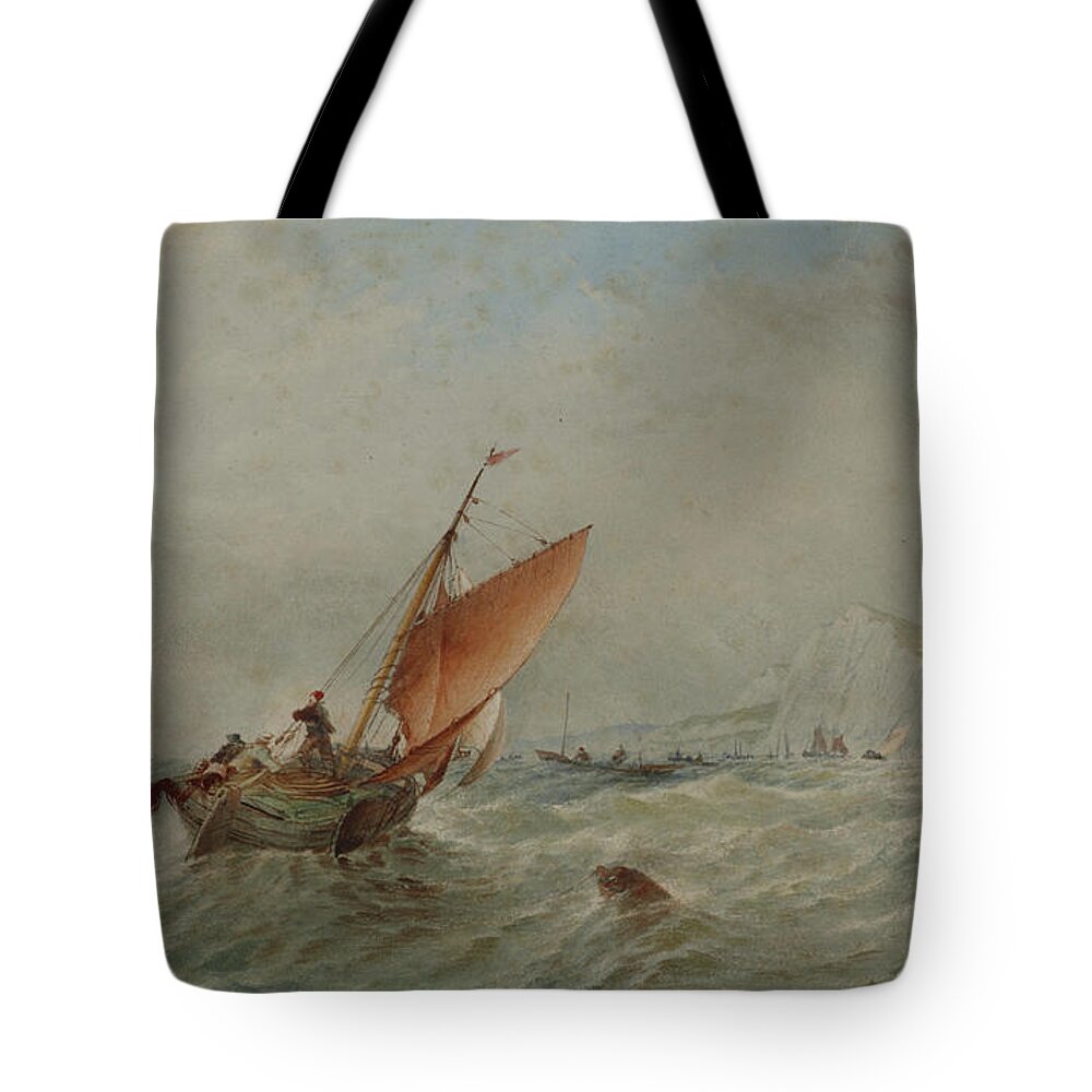 Marine Tote Bag featuring the painting England by Marine