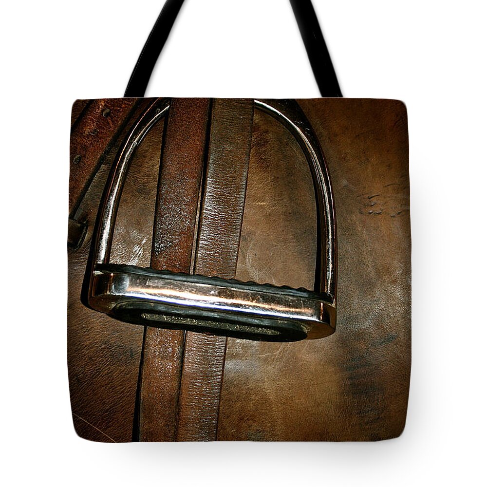 Horse Tack Tote Bag featuring the photograph English Leather by Susan Herber