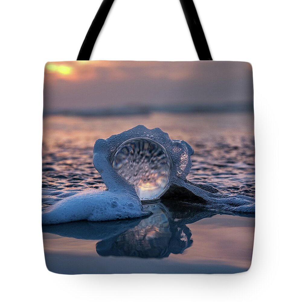 Sunset Tote Bag featuring the photograph Engulfed by Chuck Rasco Photography