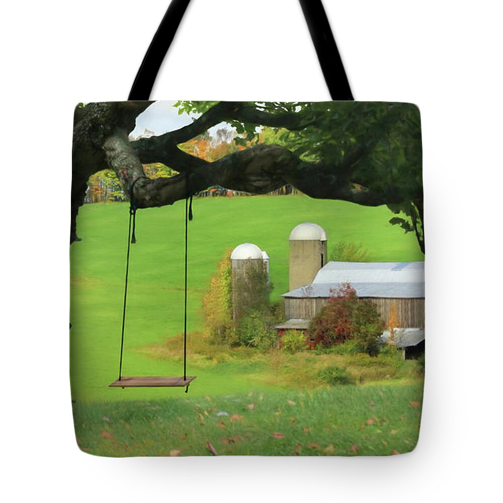 Swing Tote Bag featuring the photograph Enjoy the Little Things by Lori Deiter