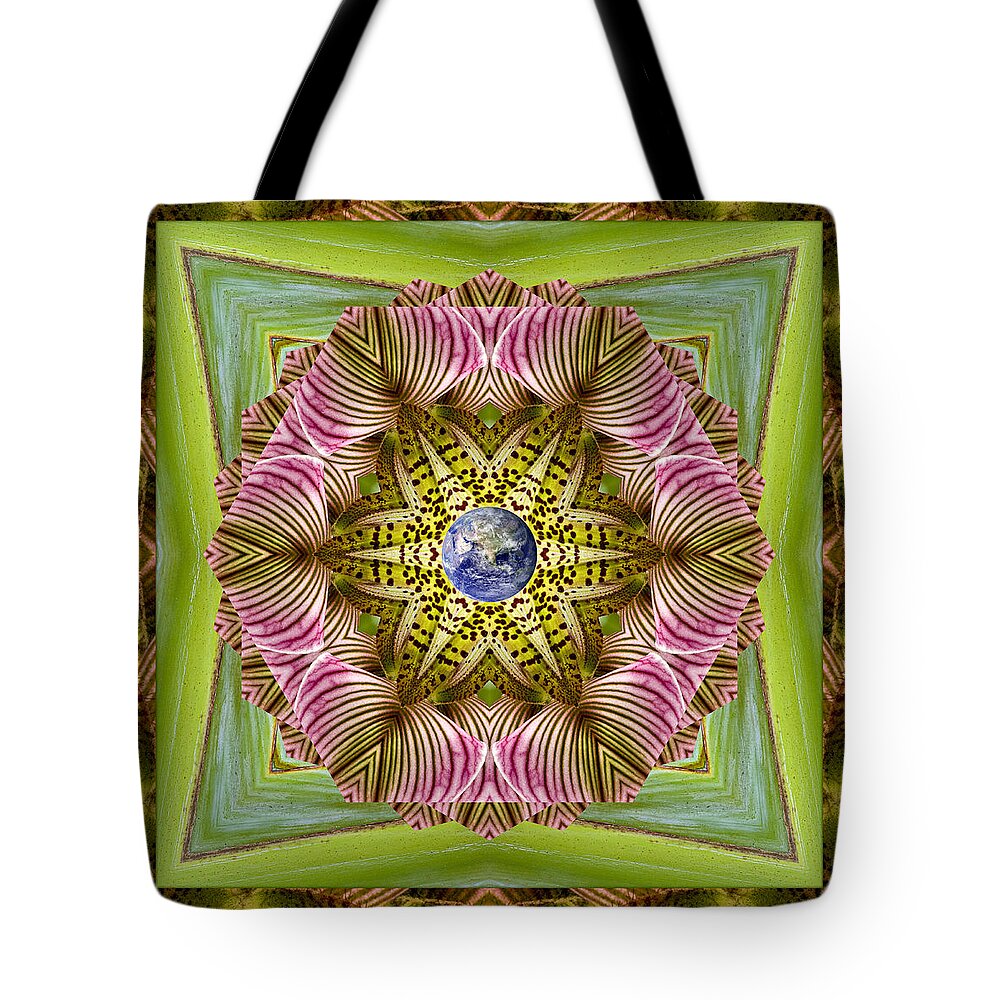 Mandalas Tote Bag featuring the photograph EpiCenter by Bell And Todd