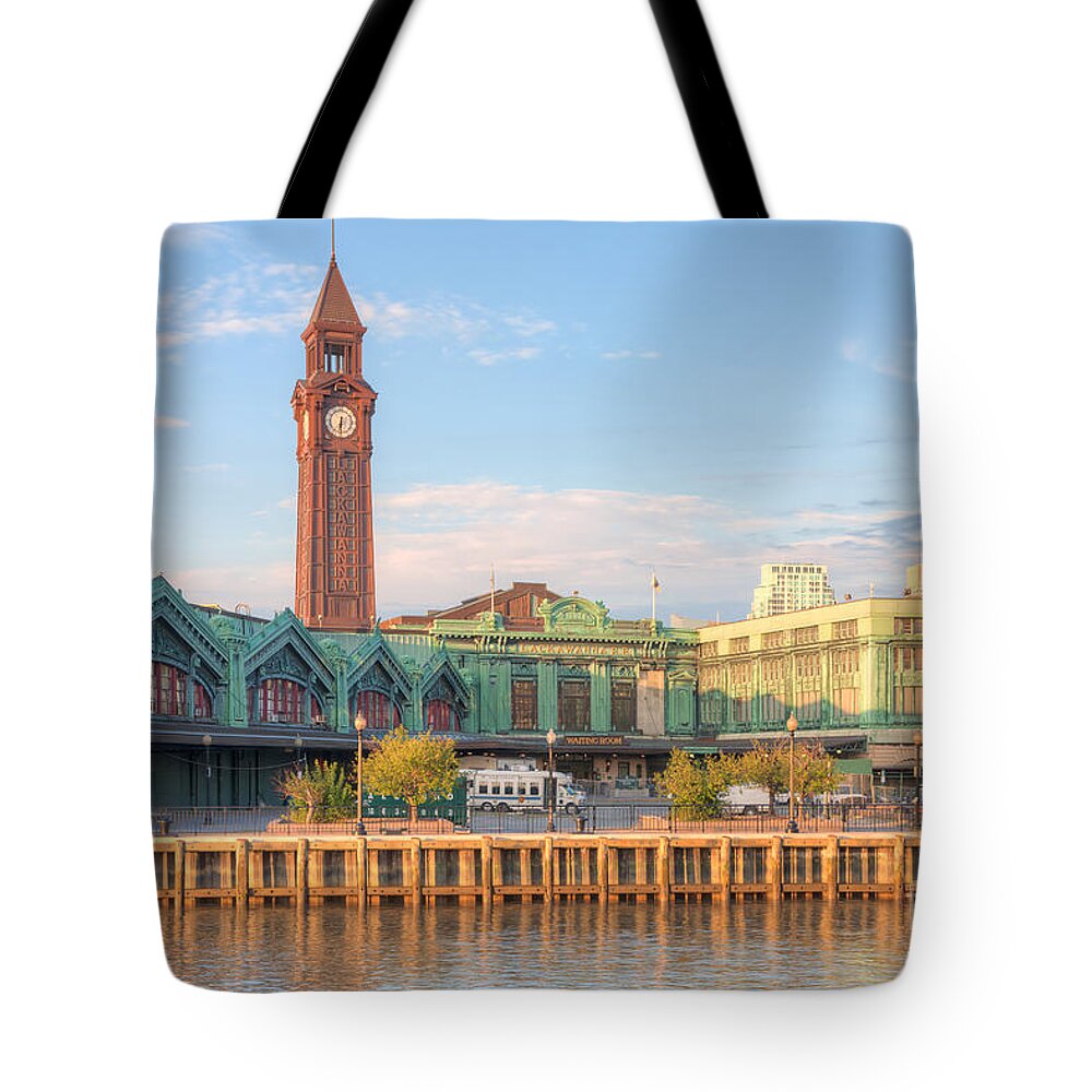 Clarence Holmes Tote Bag featuring the photograph Erie Lackawanna Terminal III by Clarence Holmes