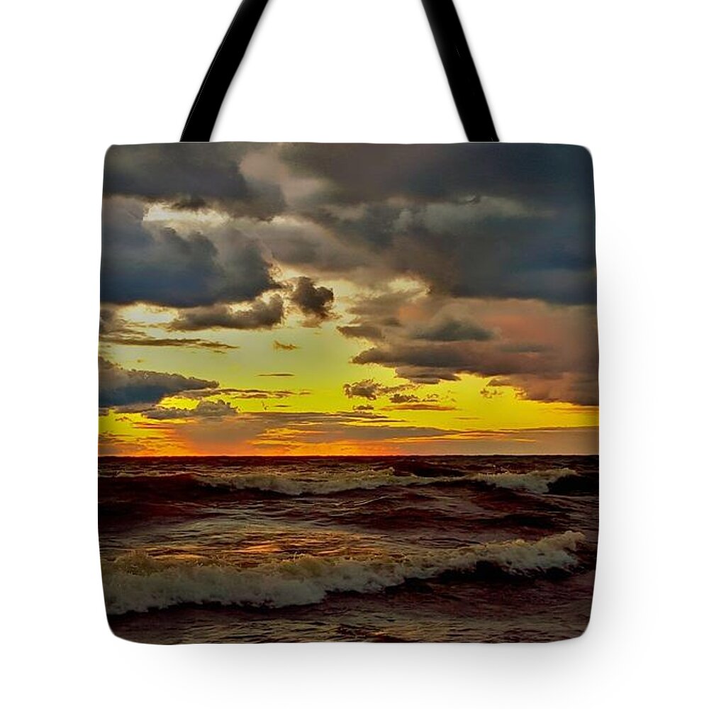 Sunset Tote Bag featuring the photograph Essence by Dani McEvoy