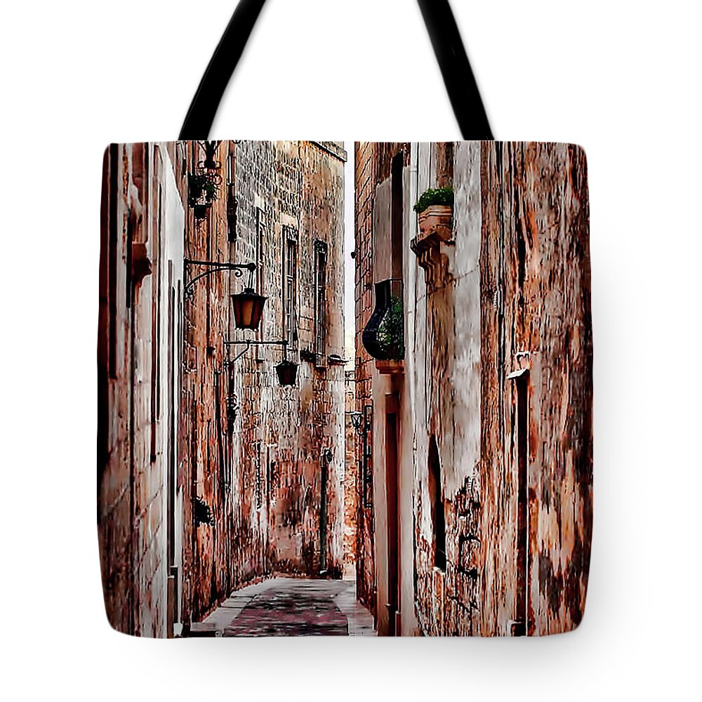 Europe Photographs Tote Bag featuring the photograph Etched in Stone by Tom Prendergast