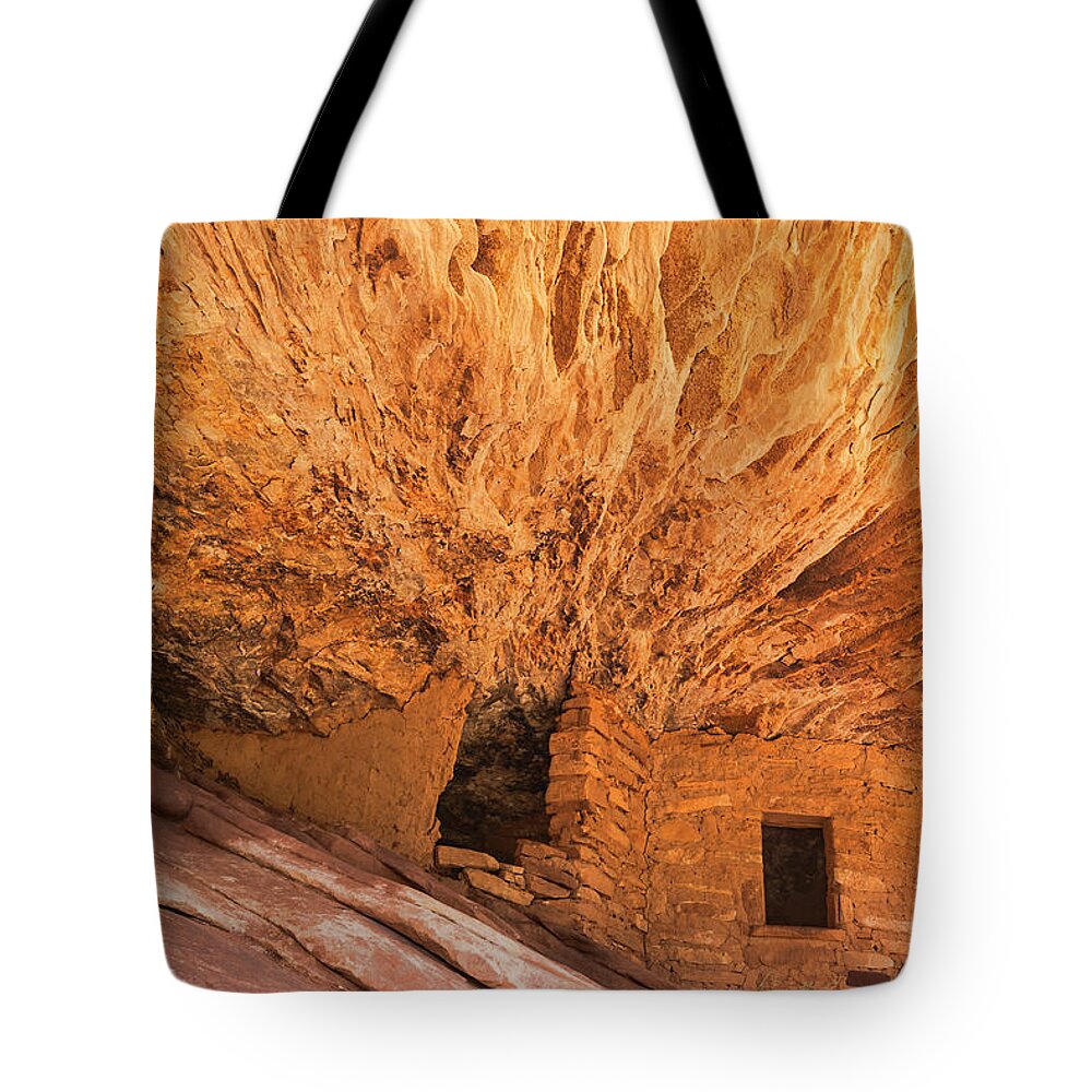 Anasazi Tote Bag featuring the photograph Eternal Flames by Dan McGeorge