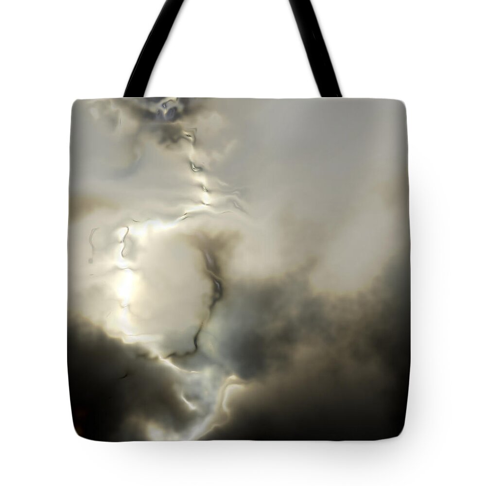 Vic Eberly Tote Bag featuring the digital art Ether 3 by Vic Eberly