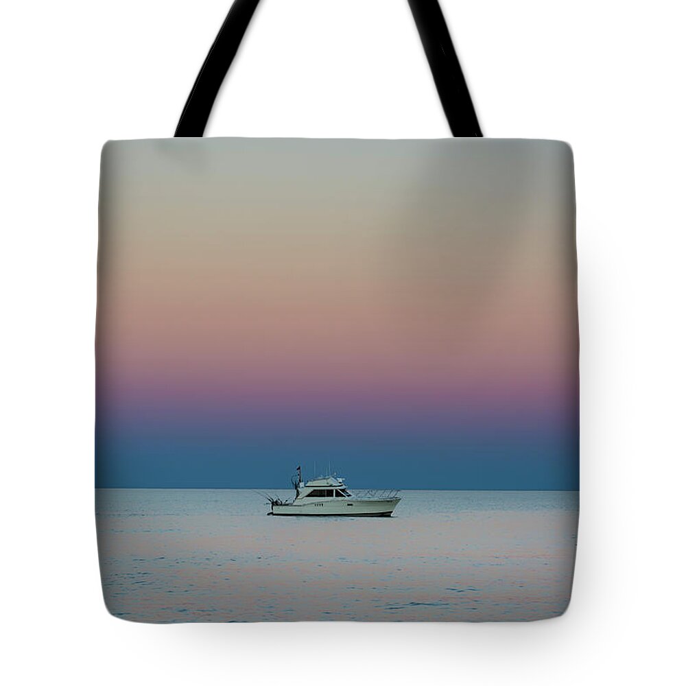 Foxy Lady Charters Tote Bag featuring the photograph Evening Charter by Dan Hefle