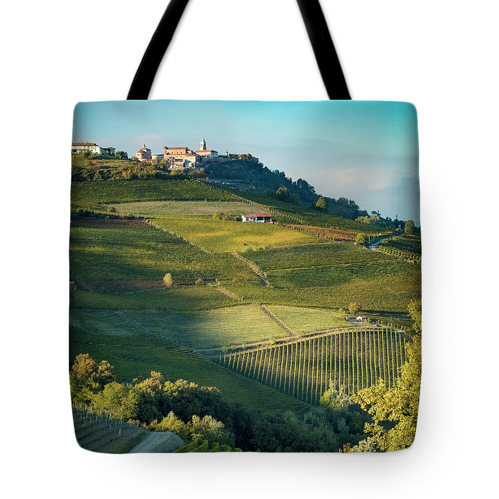 Italy Tote Bag featuring the photograph Evening in Piemonte by Brian Jannsen