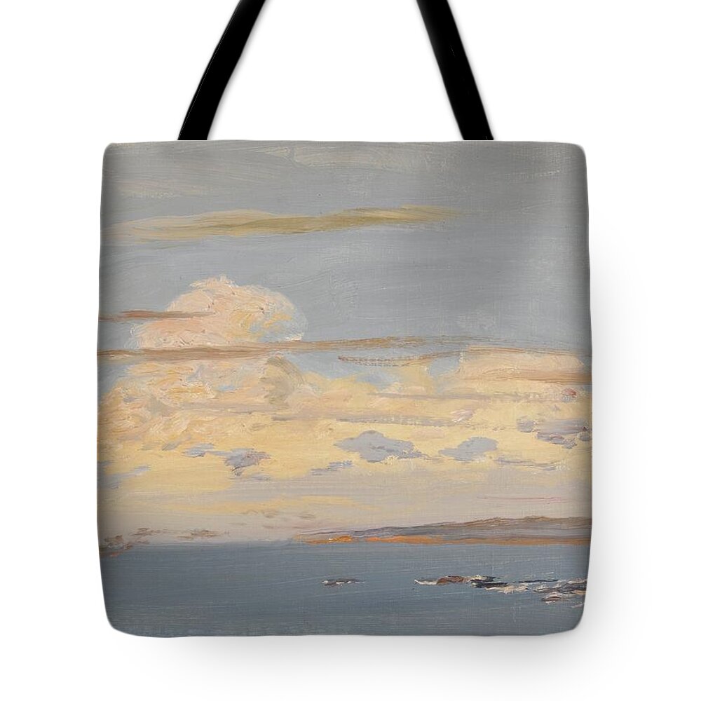 Sir John Lavery Tote Bag featuring the painting Evening Tangier by MotionAge Designs
