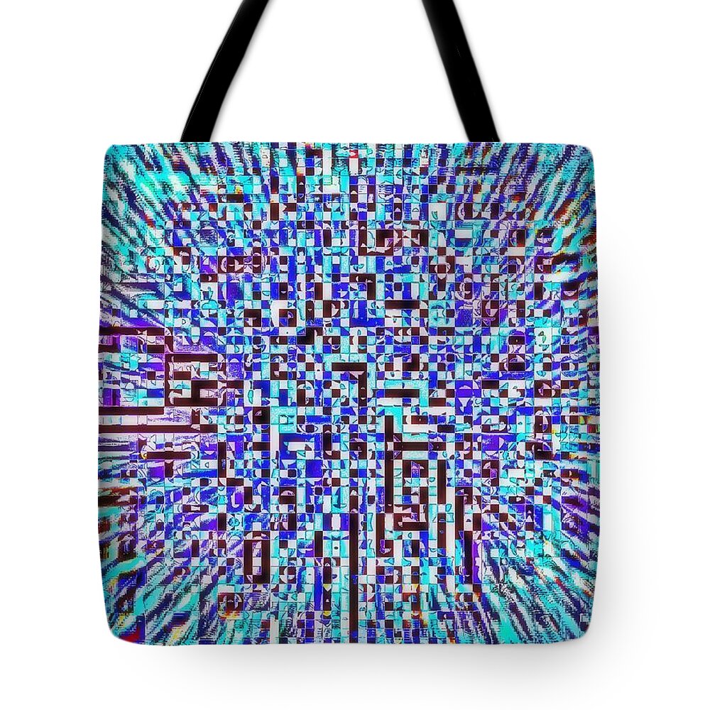 Psychedelic Tote Bag featuring the photograph Ever Wonder Who's Really Driving This Drug Trip by Andy Rhodes