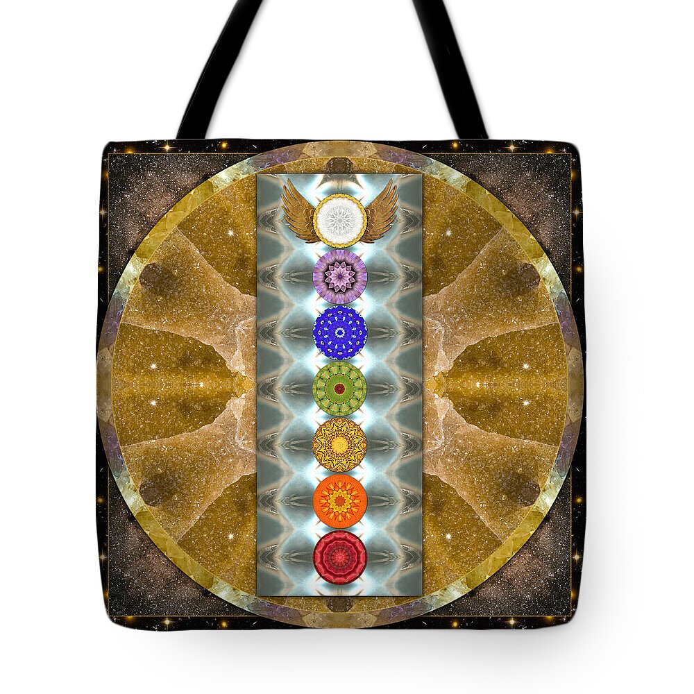 Chakras Tote Bag featuring the photograph Evolving Light by Bell And Todd
