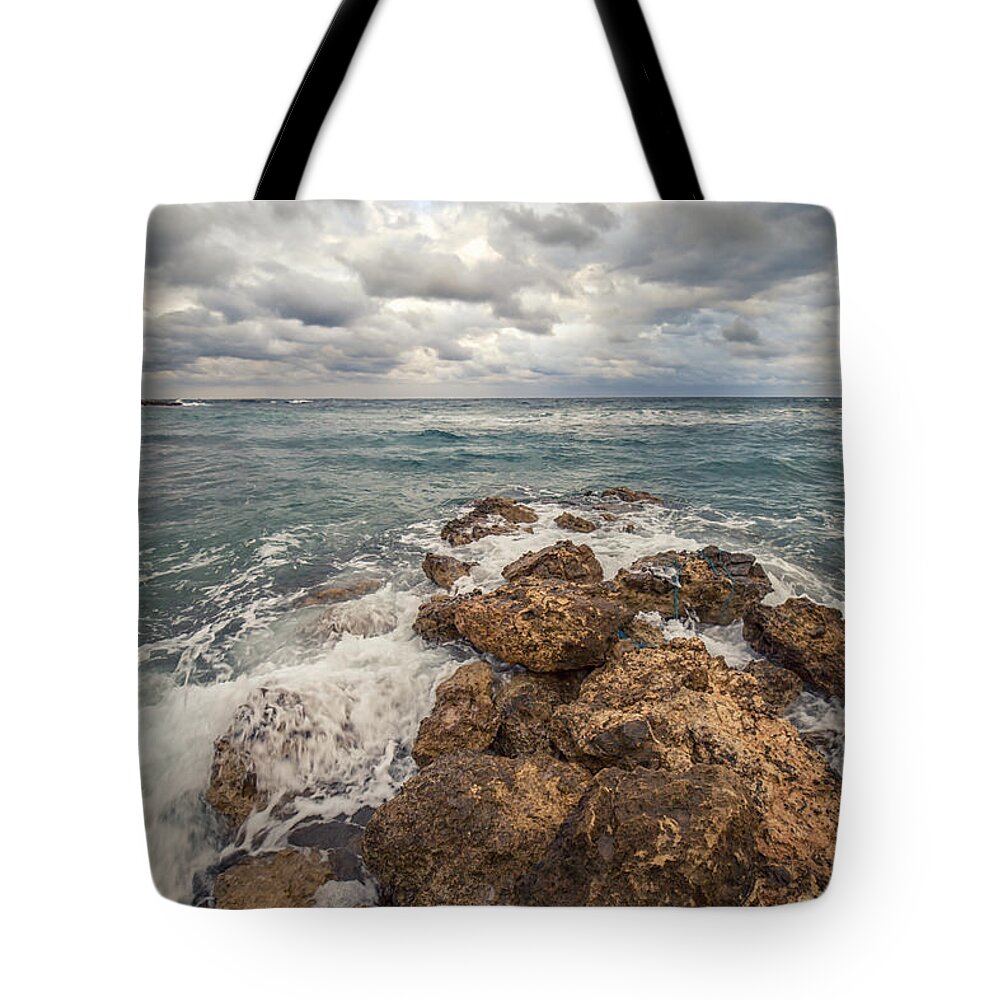 Sea Tote Bag featuring the photograph Exotic coastline by Mike Santis