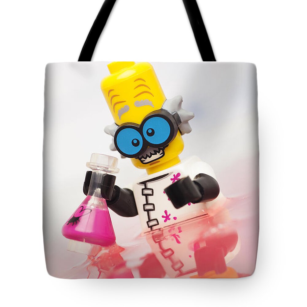 Lego Tote Bag featuring the photograph Experiment Gone Wrong by Samuel Whitton